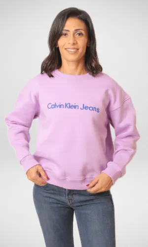 2023 Women Pullover Padded Melton - Light Purple