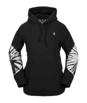 22/23 Volcom Womens Costus Fleece Pullover Black