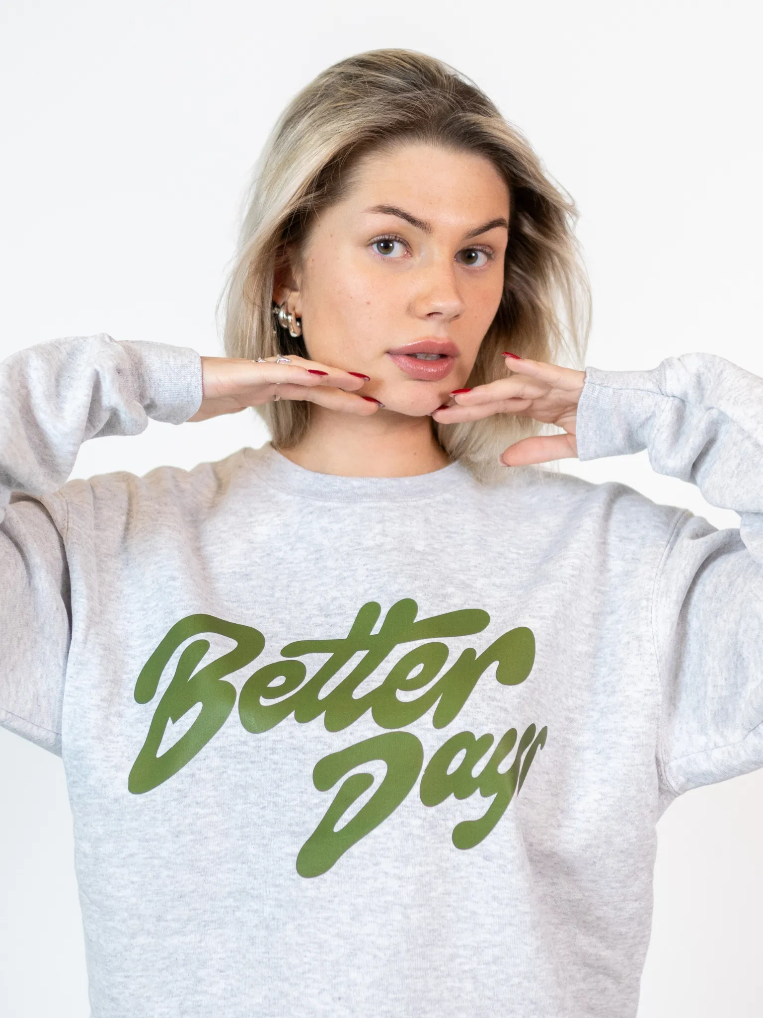BETTER DAYS SWEAT - GRÅ