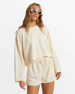 Billabong Cally Crew Sweatshirt-White Cap