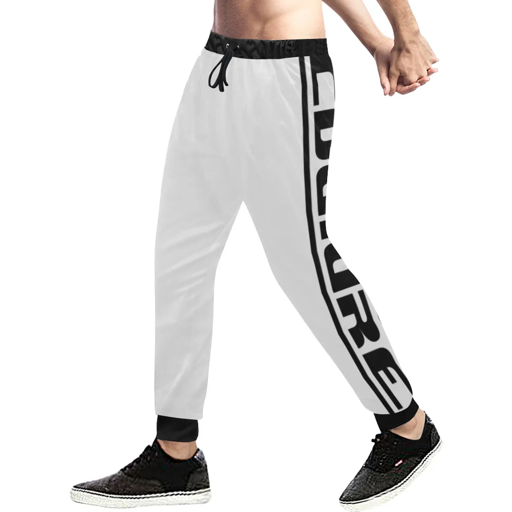 BLACC BORDER WHT Men's All Over Print Sweatpants
