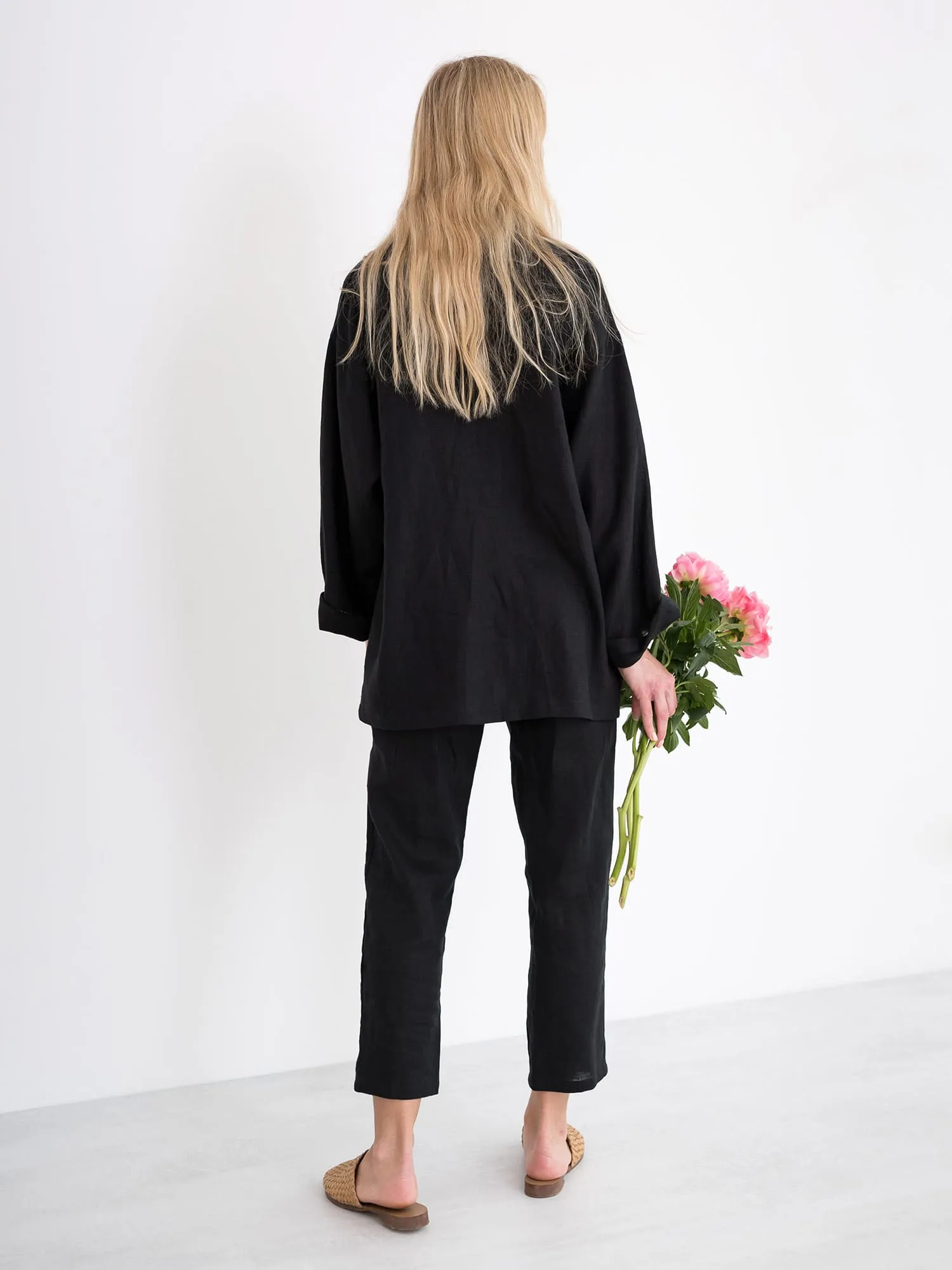 Blazer with Button Detail