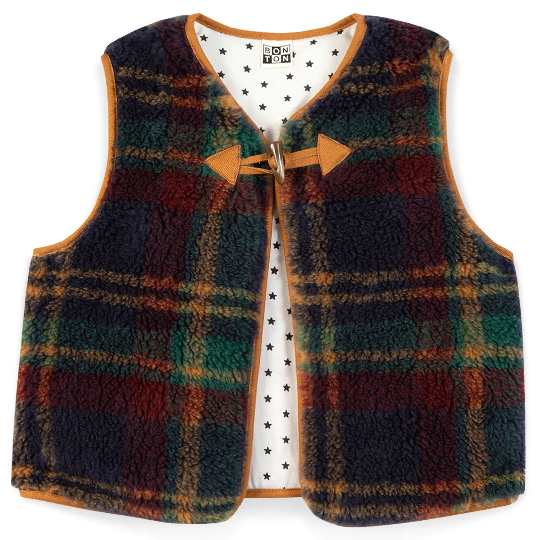 BONTON Csar Cotton Fleece Layering Vest