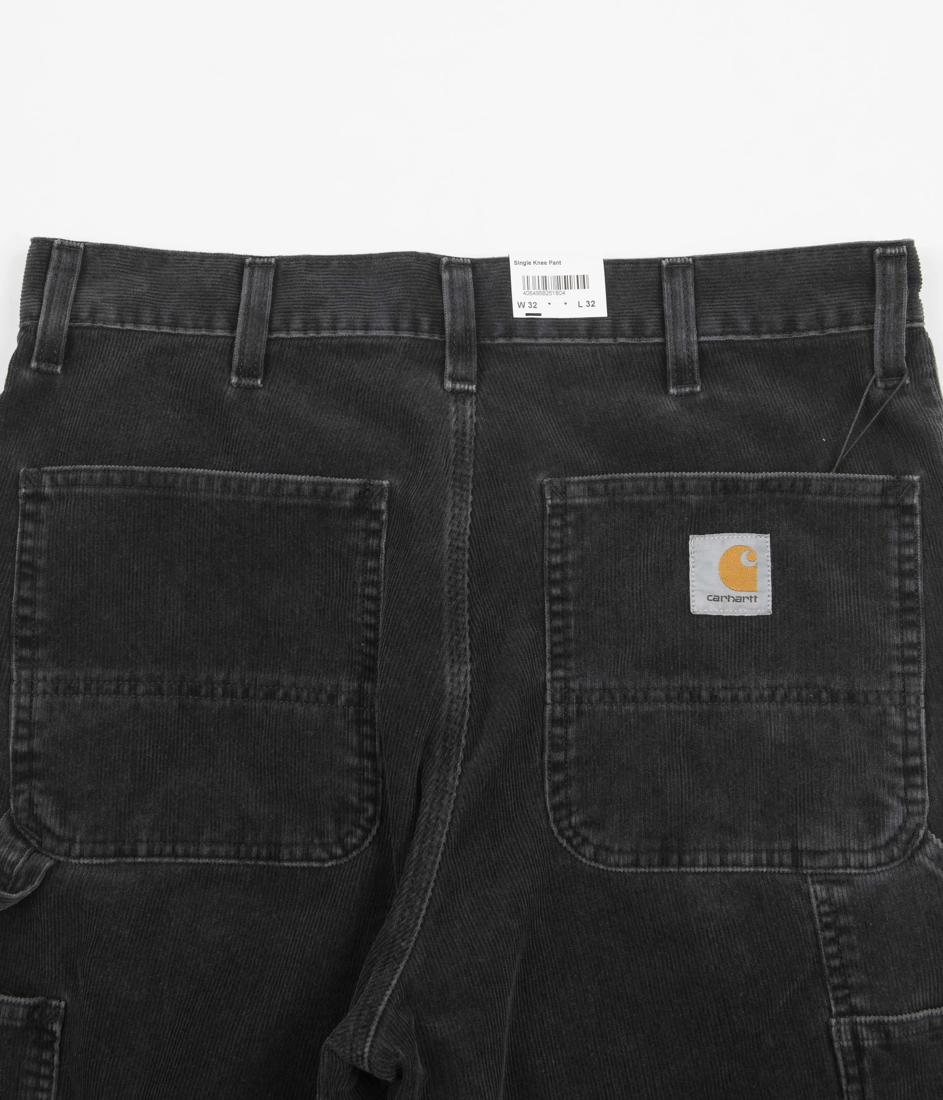 Carhartt Single Knee Cord Pants - Black Stonewash