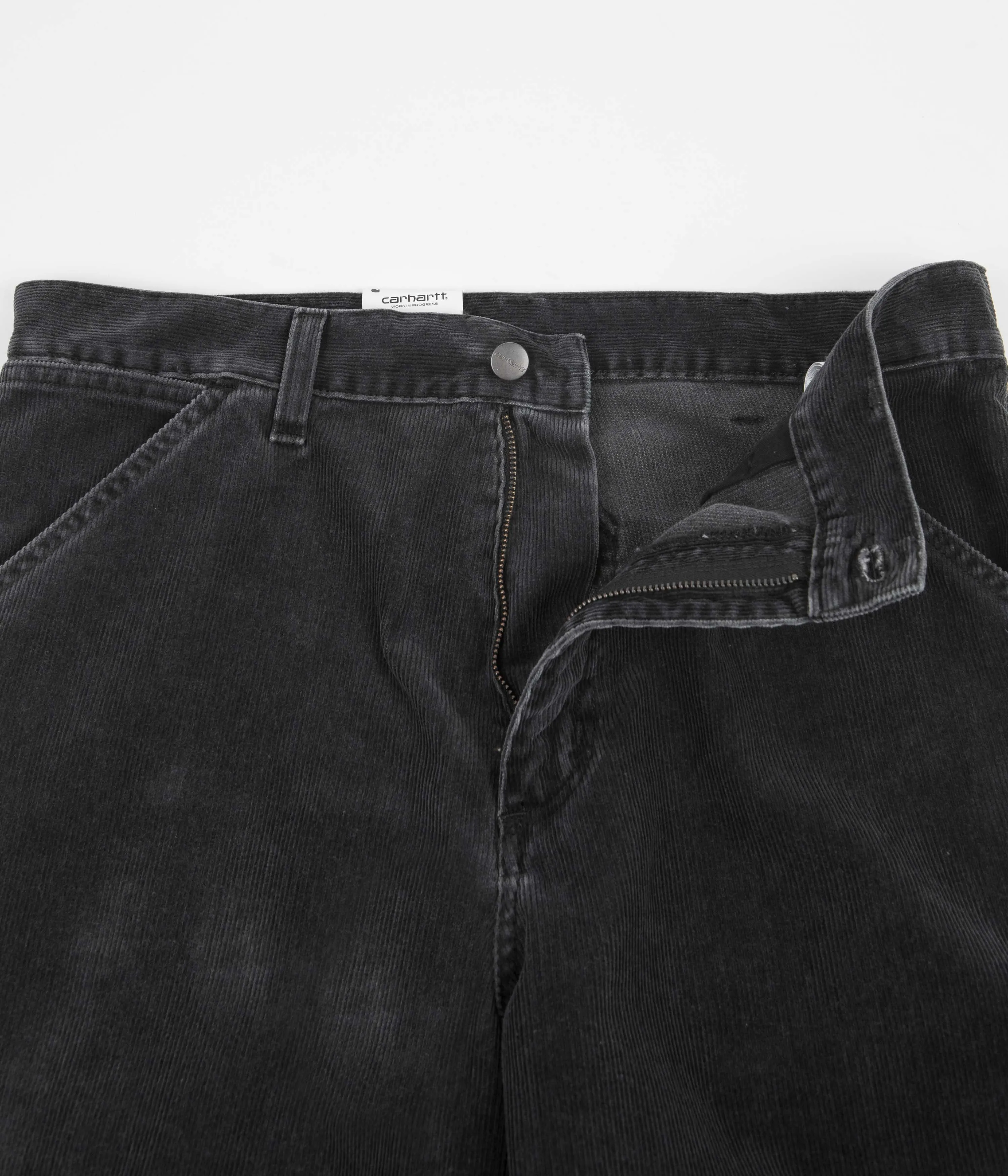 Carhartt Single Knee Cord Pants - Black Stonewash