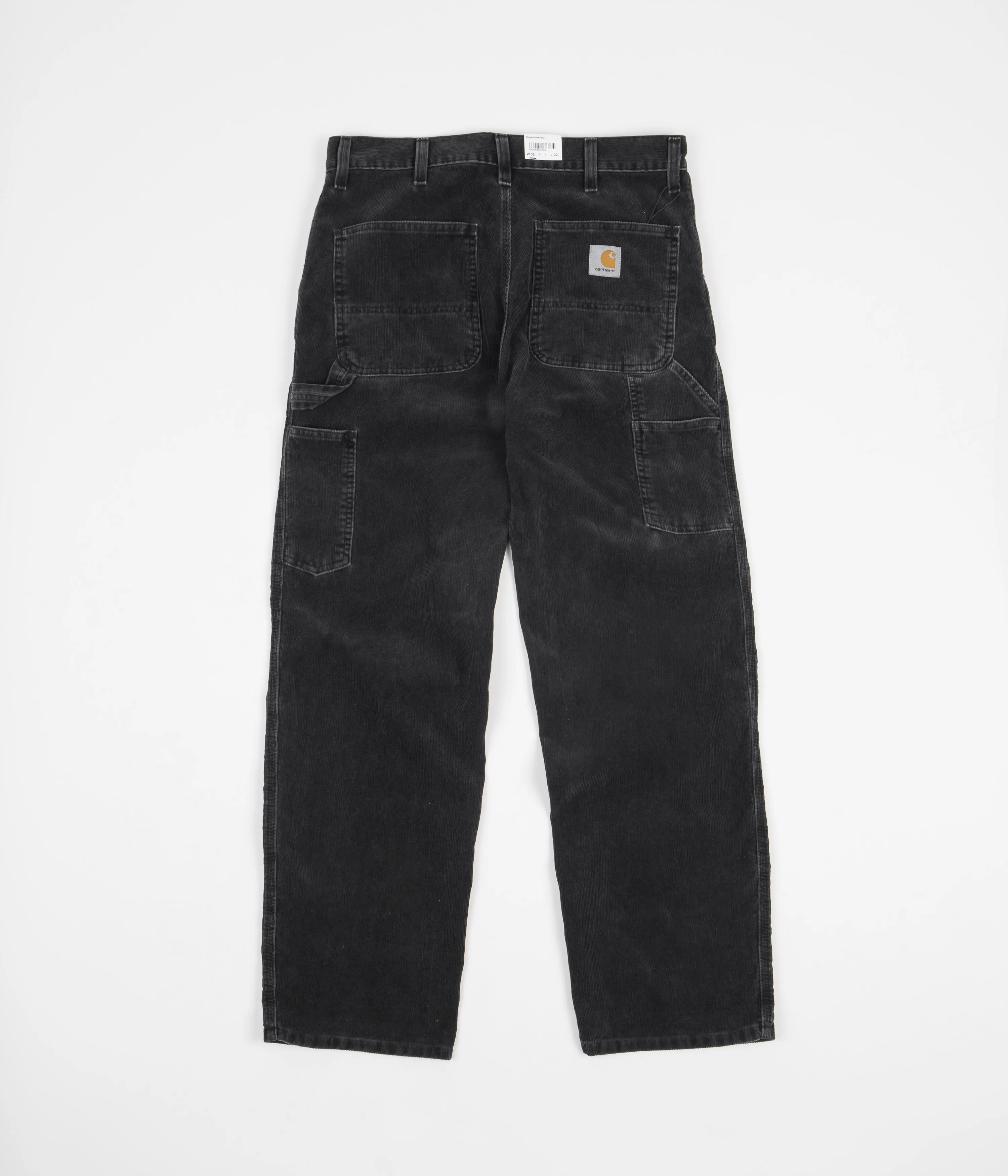 Carhartt Single Knee Cord Pants - Black Stonewash