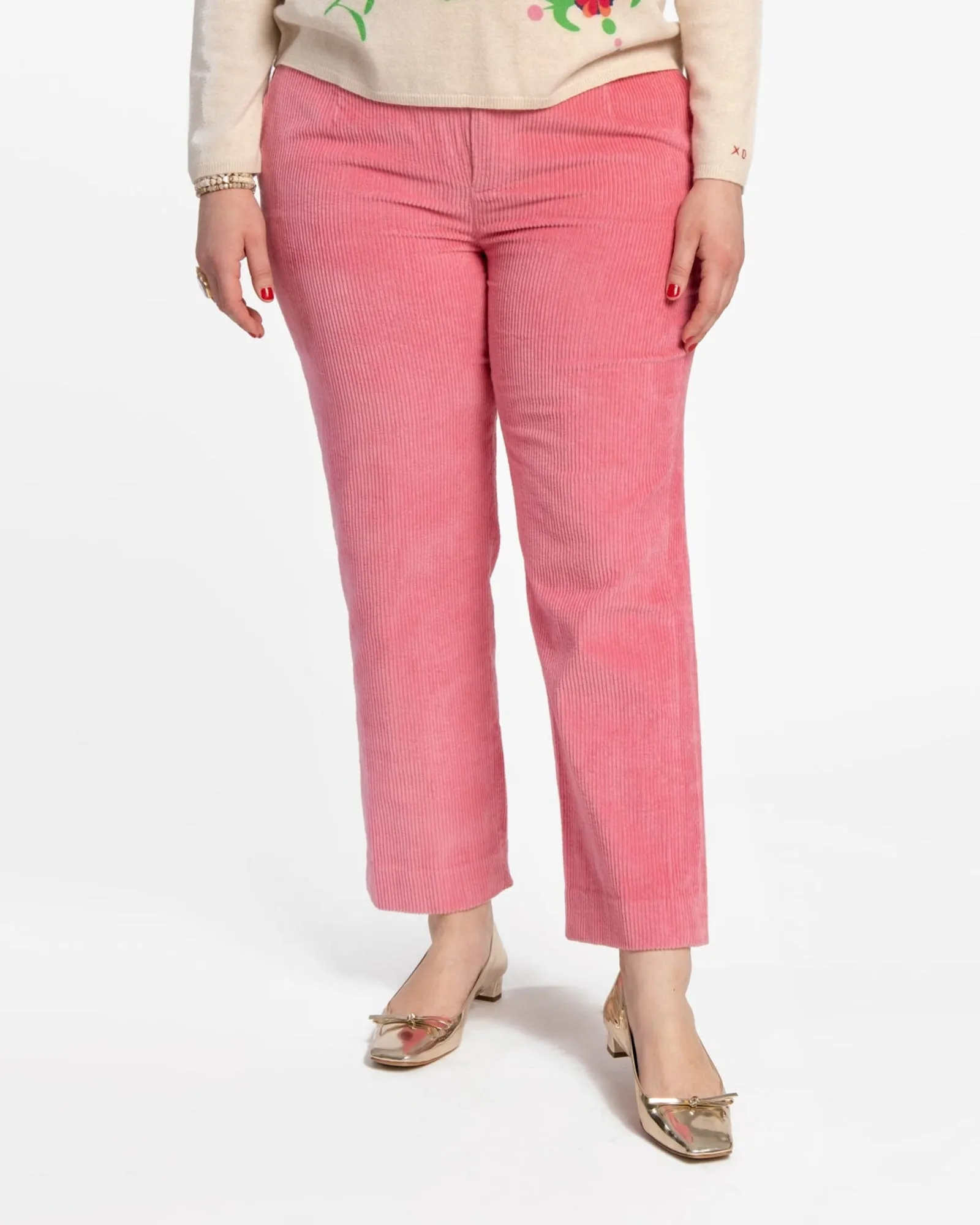 Chloe Corduroy Pant Pink | Pink