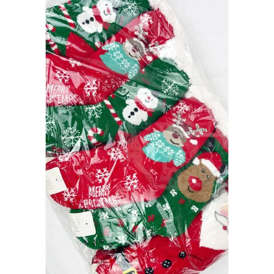 Christmas Winter Fleece Non Slip Socks