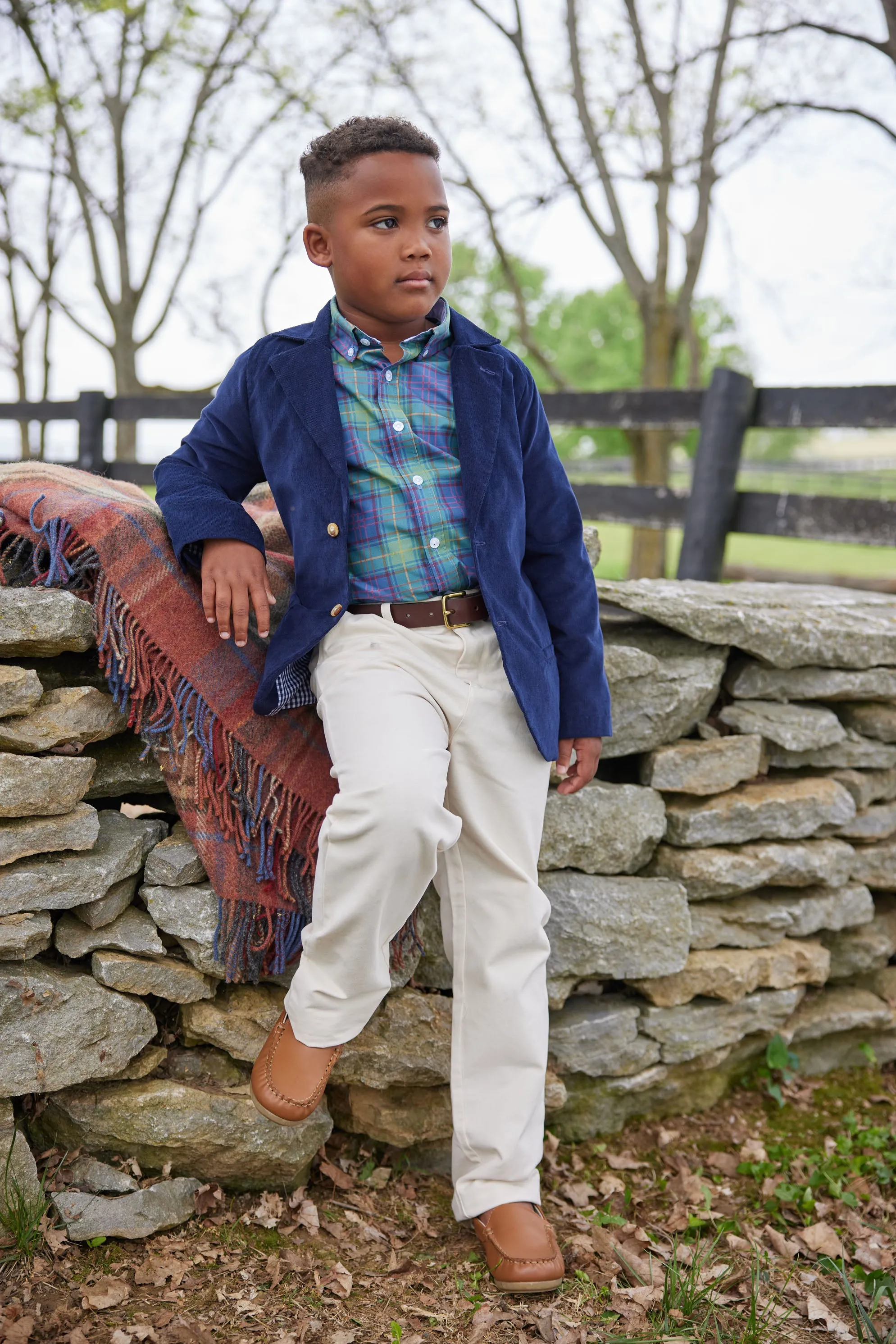 Classic Blazer - Navy Corduroy
