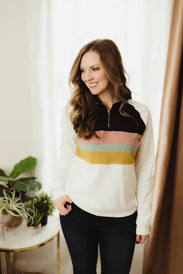 Contrast Pullover