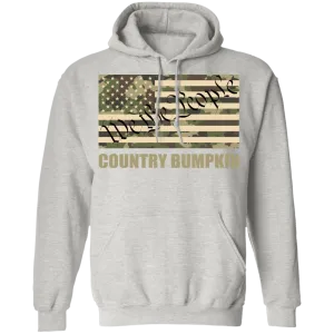 Country Bumpkin "We The People" Camo Flag Pullover Hoodie