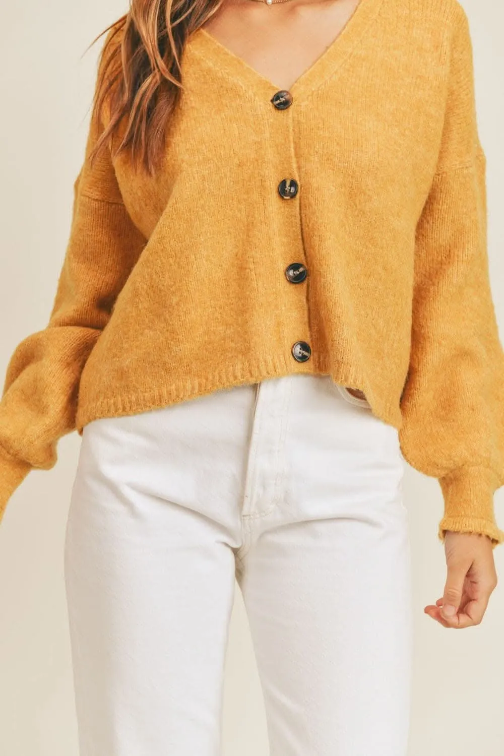 Cozy long sleeve cardigan for stylish layering