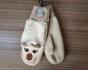 Critter Mittens Llama
