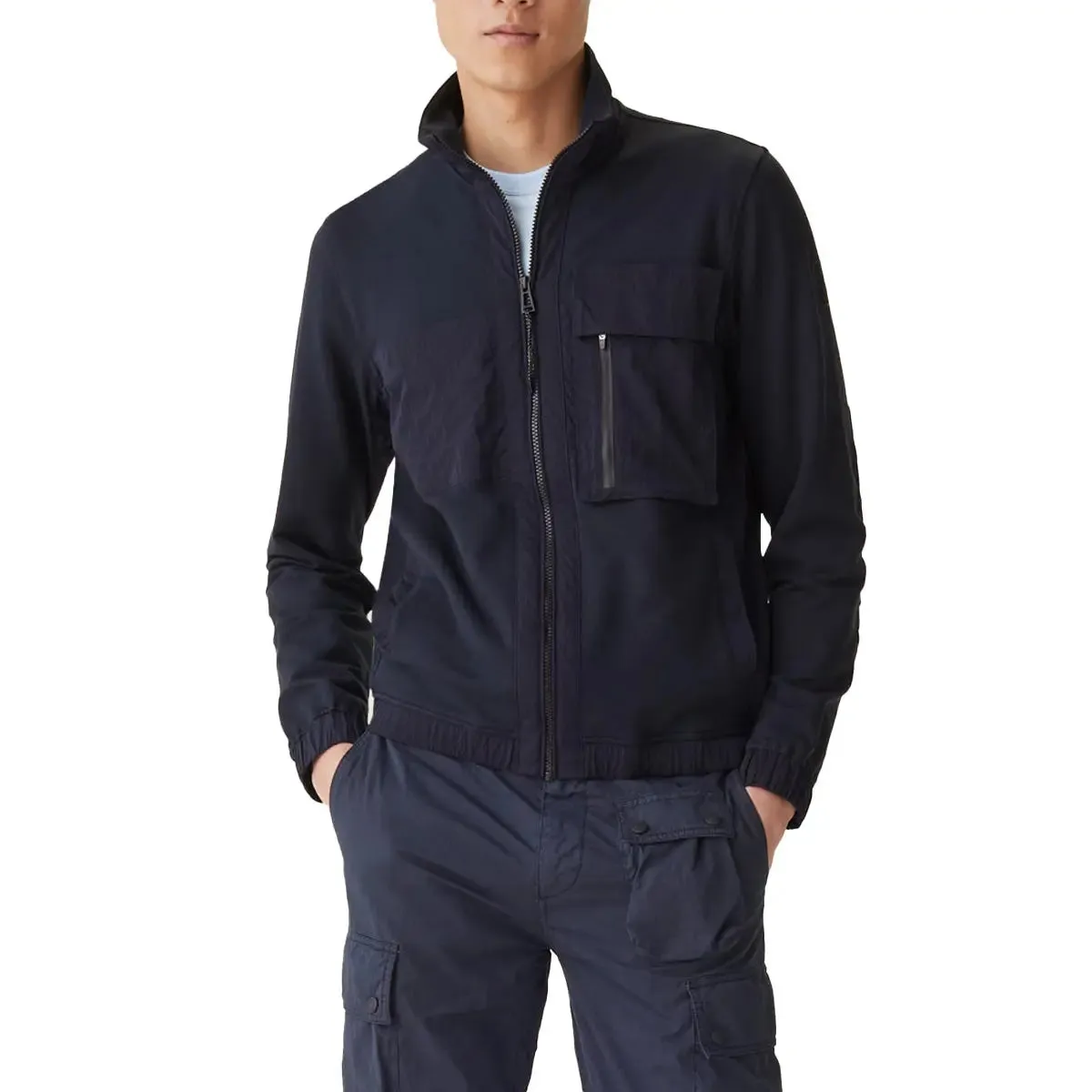 Dark Ink ‘Seal’ Full Zip Fleece