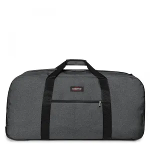 Eastpak Warehouse   Black Denim Large Duffle Wheeled Bag - EK00030E77H1