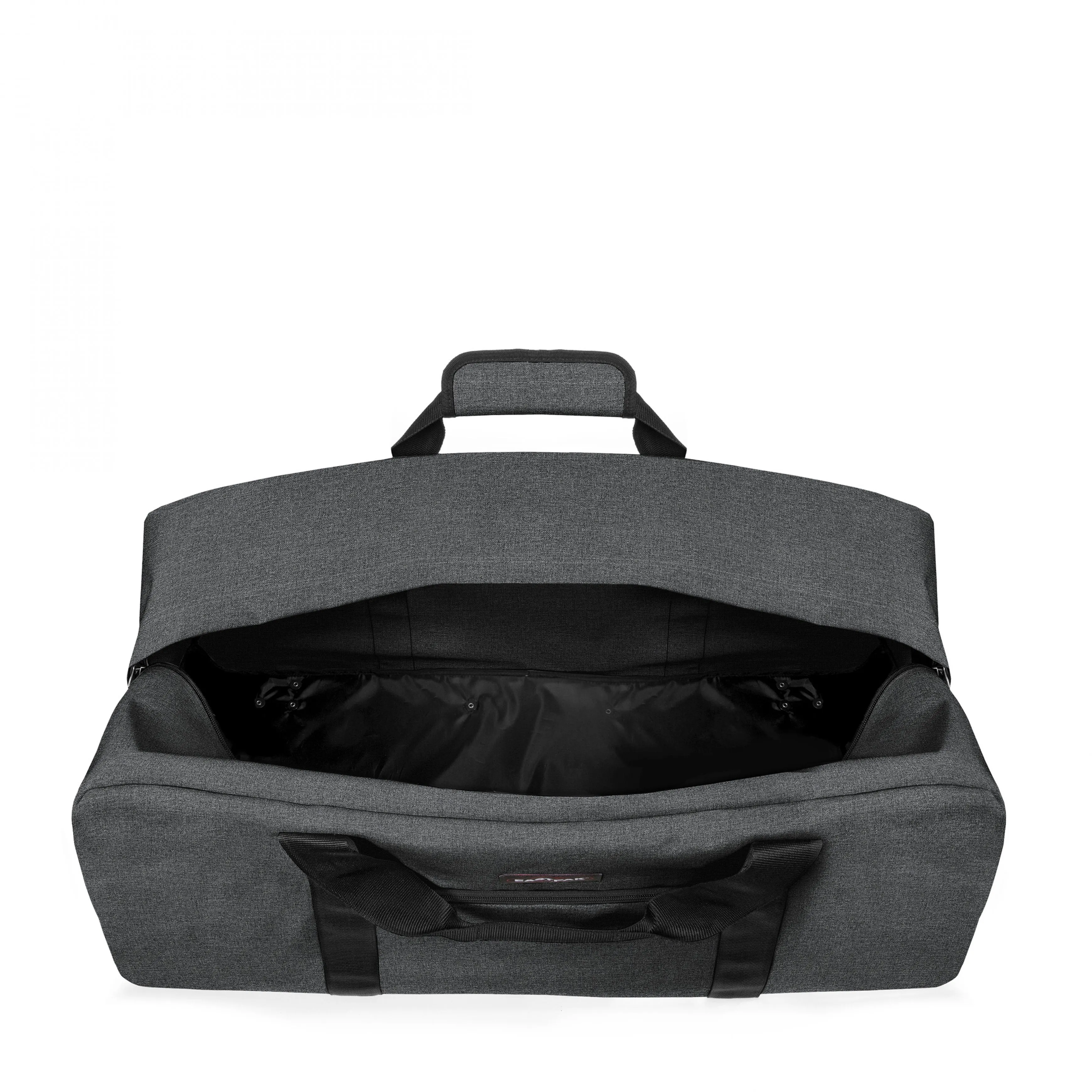 Eastpak Warehouse   Black Denim Large Duffle Wheeled Bag - EK00030E77H1