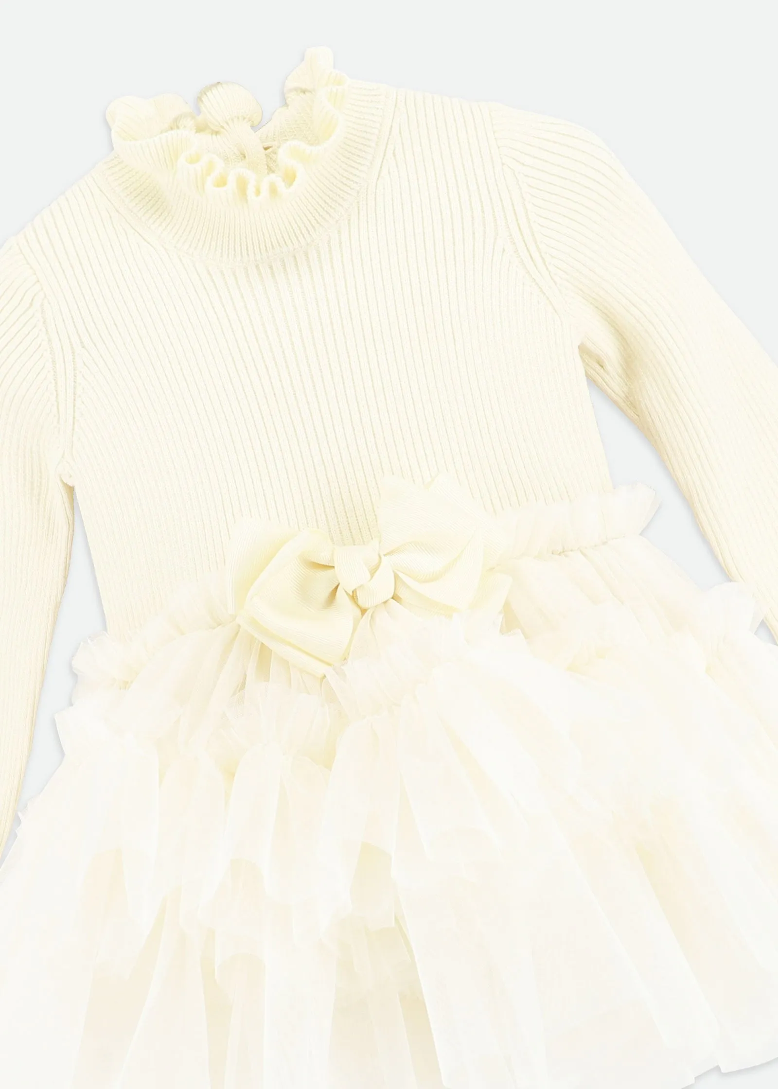 Elin Baby Tulle Dress Vanilla