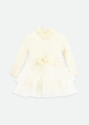 Elin Baby Tulle Dress Vanilla