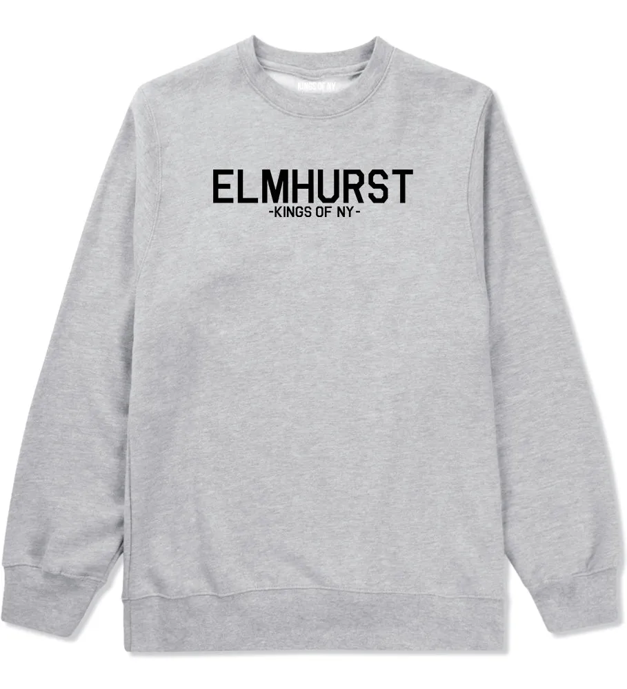 Elmhurst Queens New York Mens Crewneck Sweatshirt