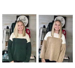 Embrace the Season Contrast Sweater