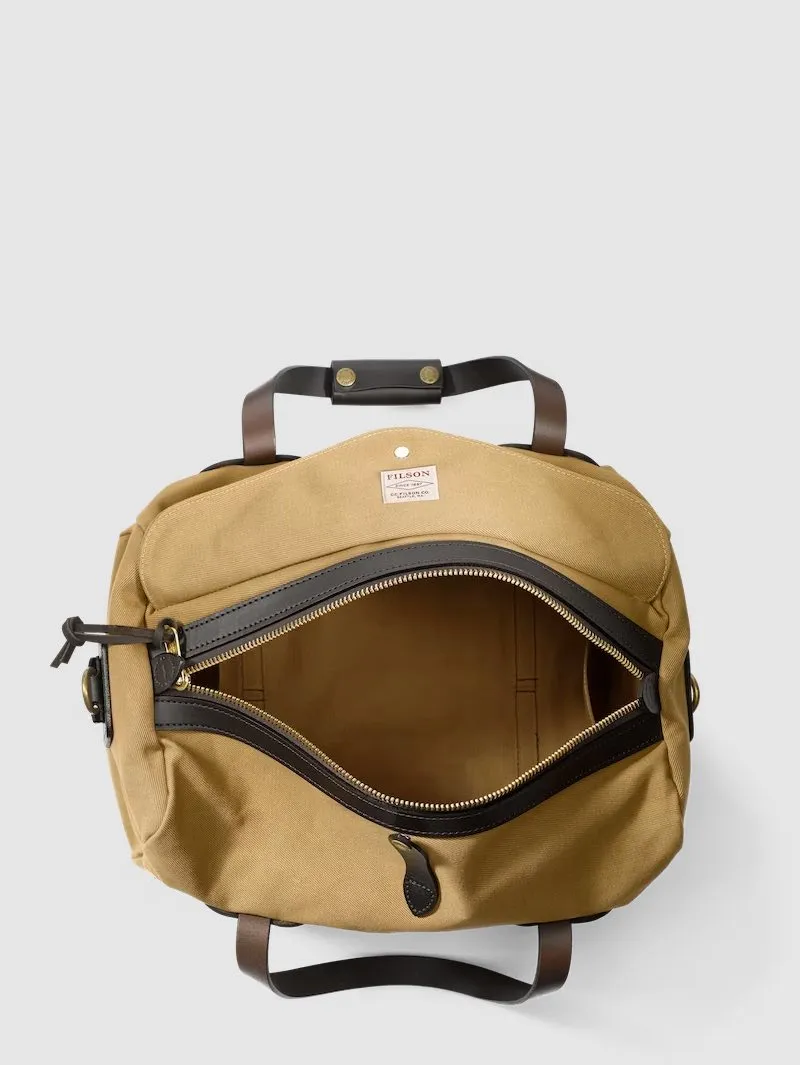 Filson Small Rugged Twill Duffle in Tan