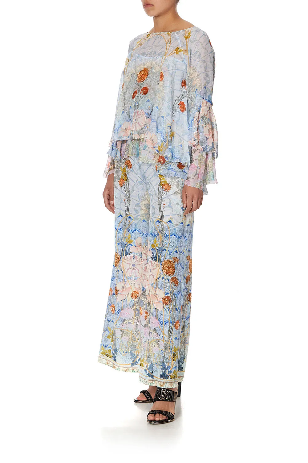 FLARED LAYERED BLOUSE MORRIS MUSE