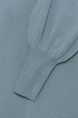 Fransa Shin Pullover in Bluestone