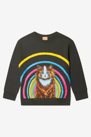 Gucci Unisex Cotton Hypnotic Cat Sweatshirt