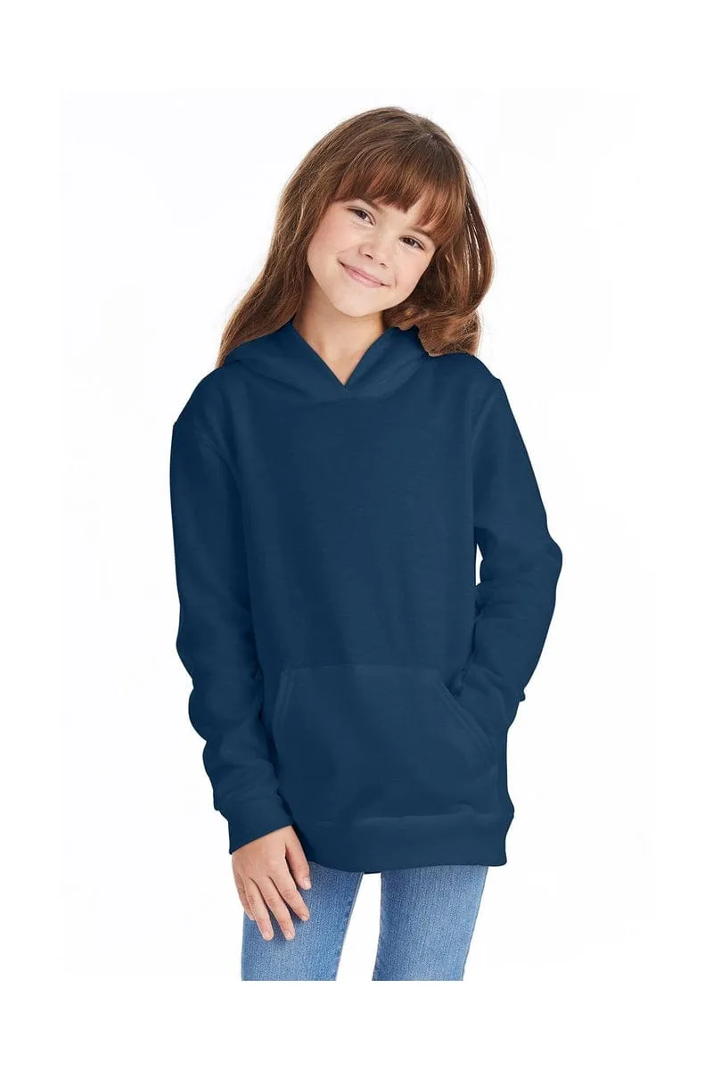 Hanes P473: Youth 7.8 oz. EcoSmart(r) 50/50 Pullover Hood