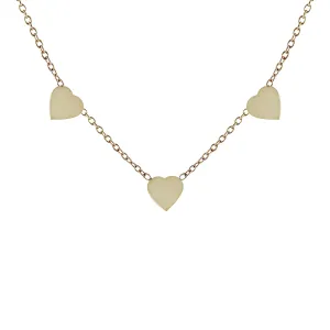 HEART TRIO NECKLACE