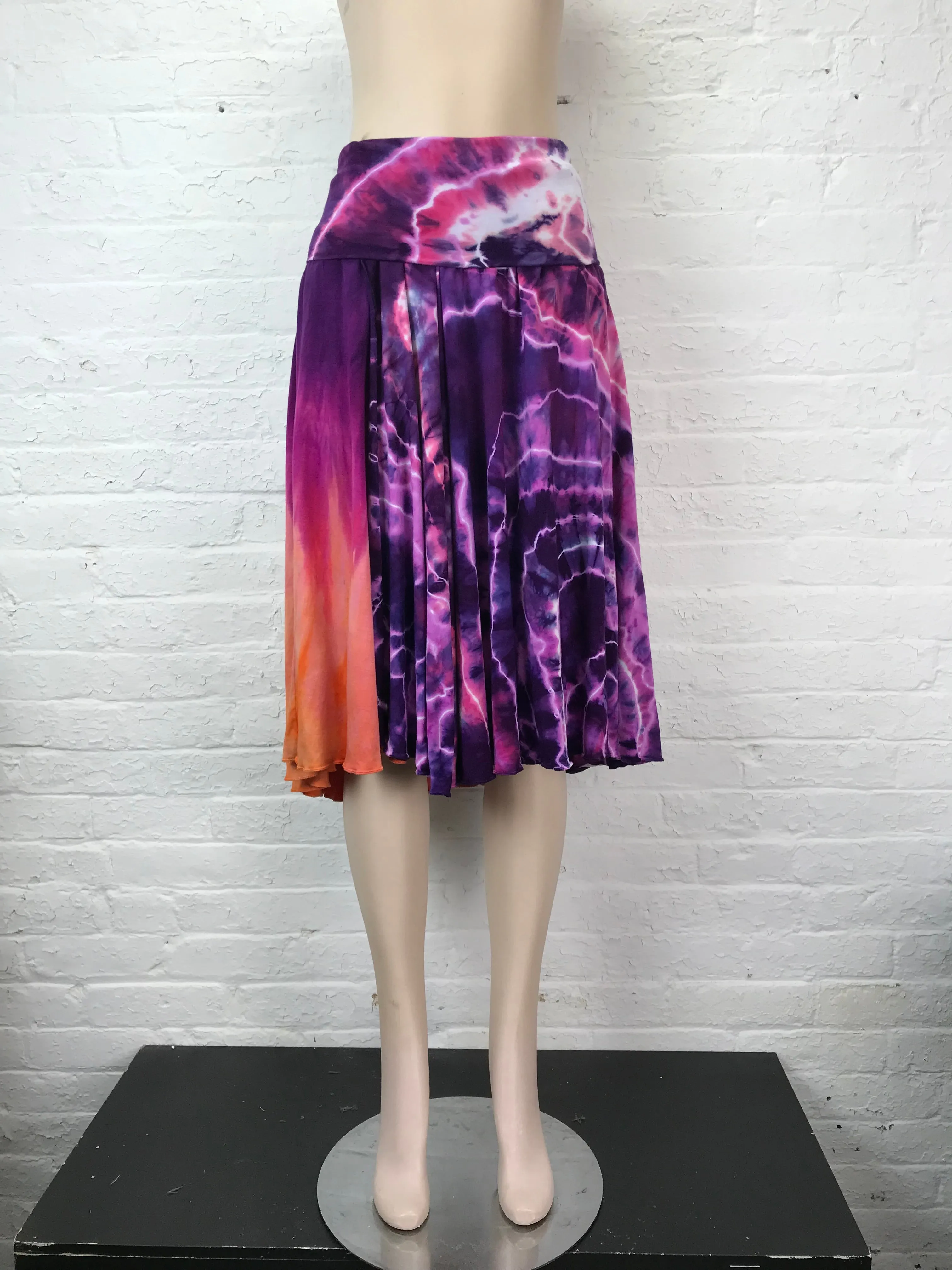High Waisted Luxurious Wrap Skirt in Bird of Paradise with Pockets!