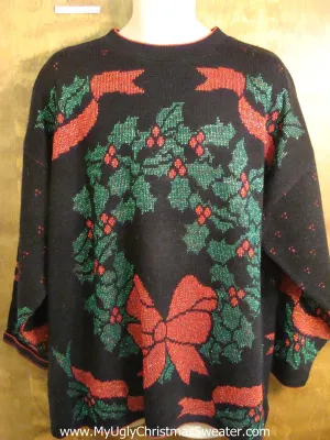 Horrible Acrylic 80s Tacky Bad Christmas Sweater