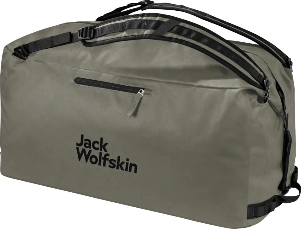 Jack Wolfskin Traveltopia Duffle 85 Dusty Olive | Buy Jack Wolfskin Traveltopia Duffle 85 Dusty Olive here | Outnorth