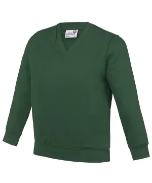 Kids Academy v-neck sweatshirt | Academy Green