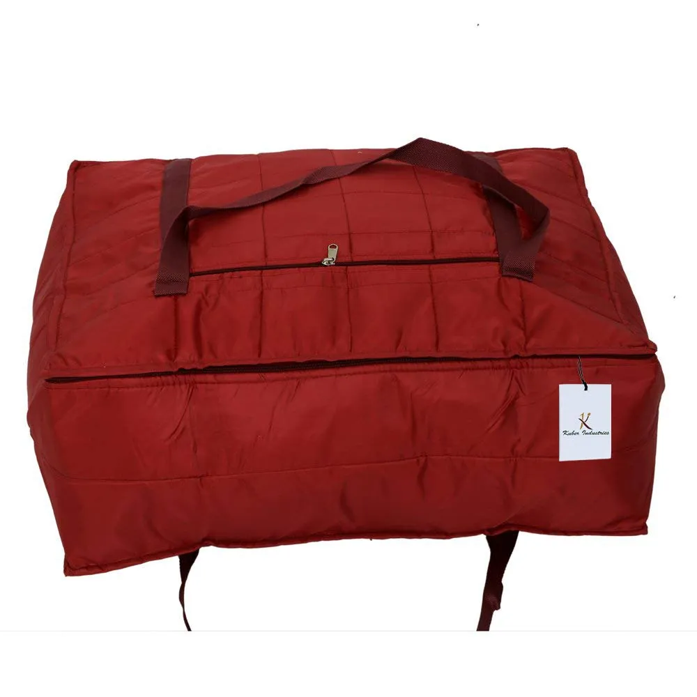Kuber Industries Fabric 73 cms Maroon Travel Duffle (TRAVEL06435)