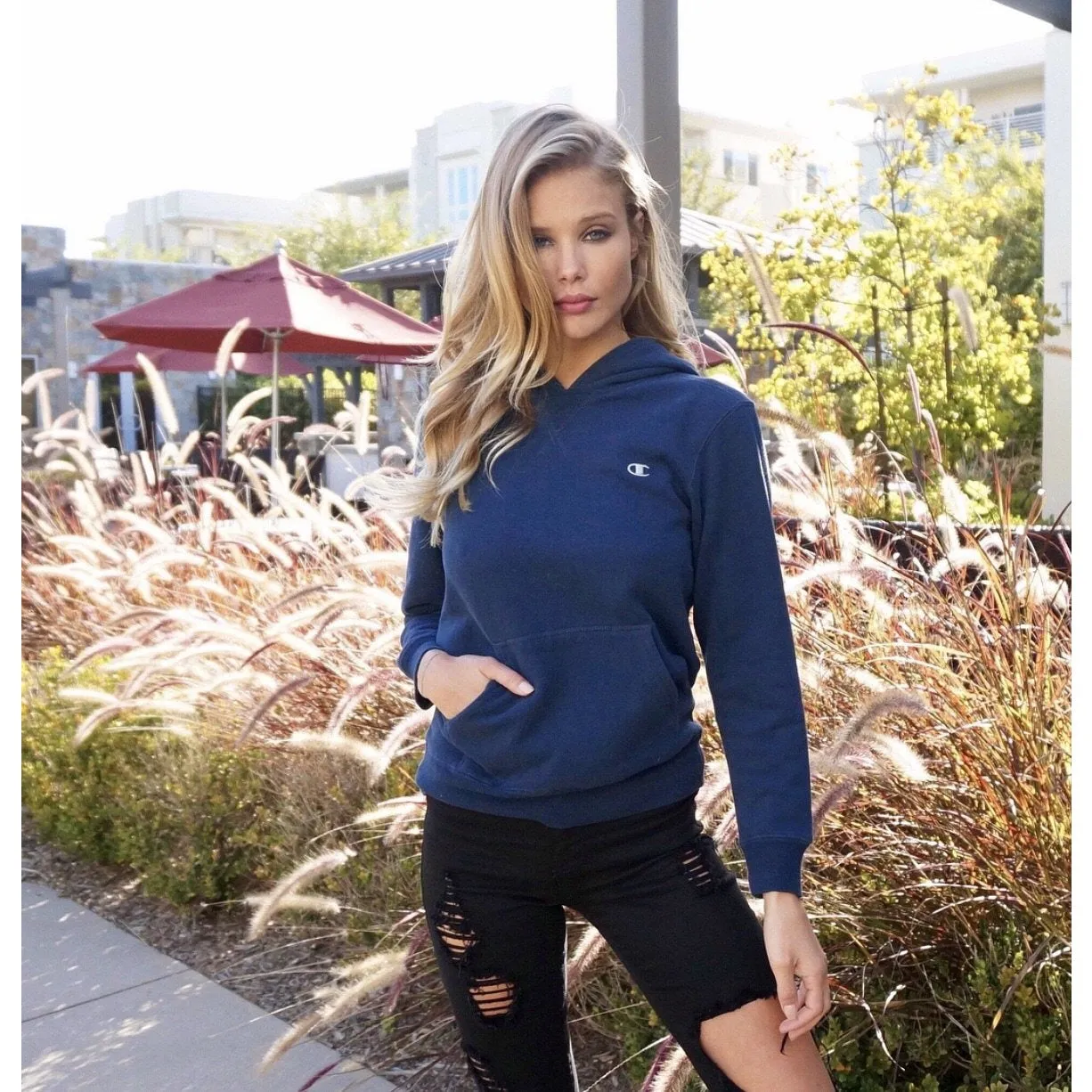 Lace Me Up Hoodie Sweatshirt