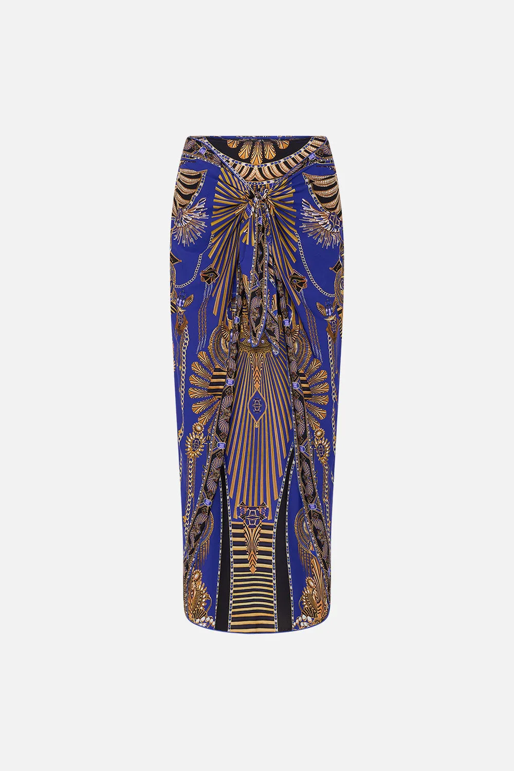 LAYERED LONG SARONG WITH FRONT TIE MY FAIR PHARAOH