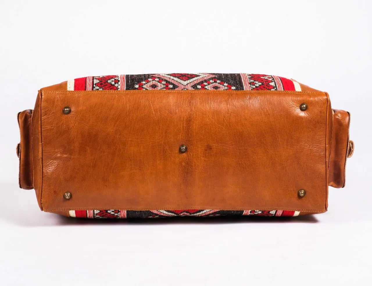 Leather x Kilim Duffle Bag
