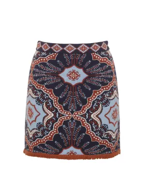 Lindy Skirt in Jules Navy