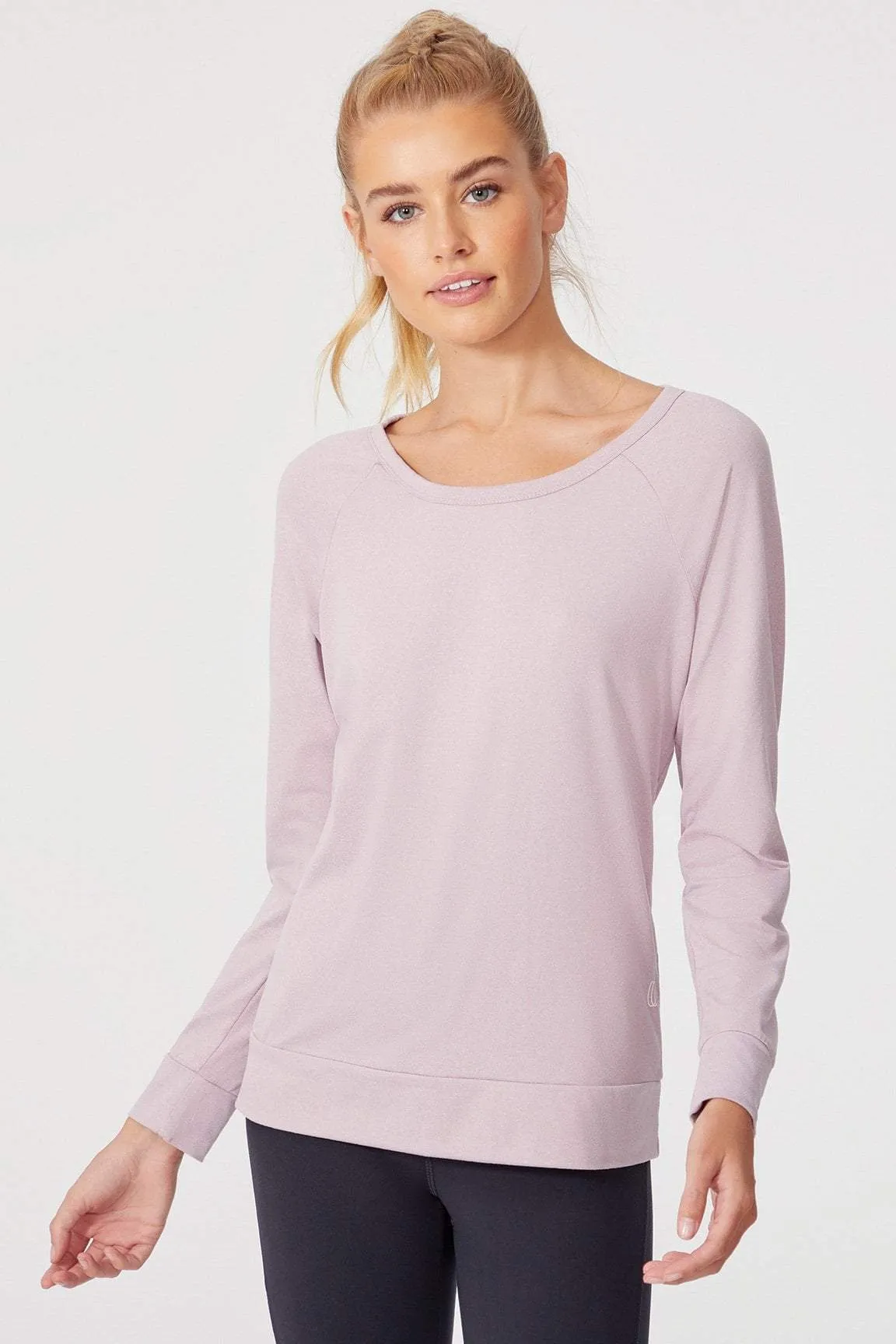 Lively Layering Top (H. Lilac Gray)