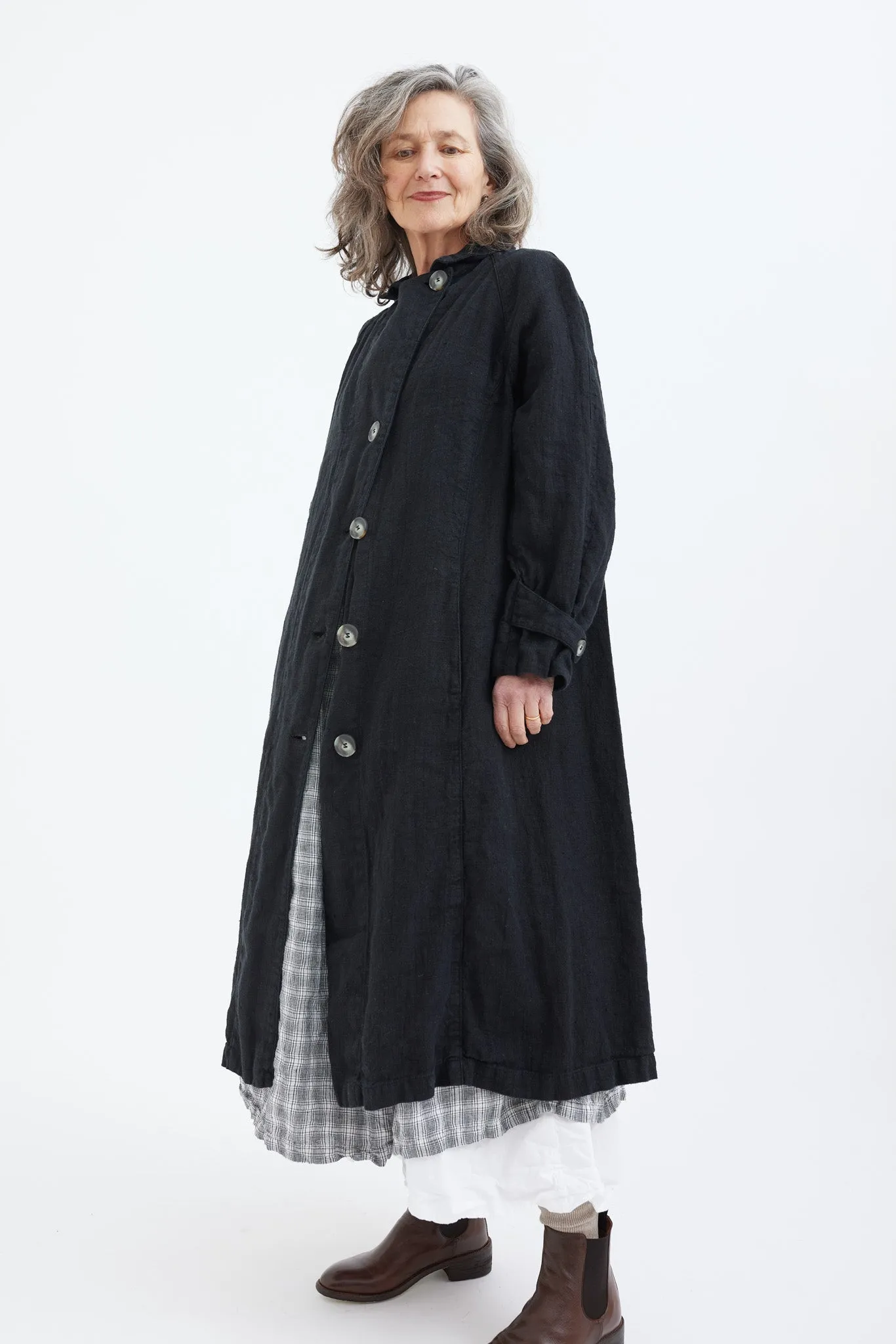 Metta - 1915 Unisex Duster Jacket - Thick Linen
