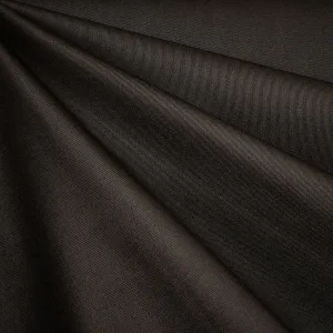 Mid Weight Cotton Twill Solid Chocolate