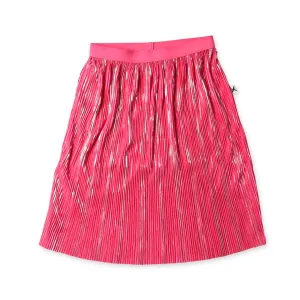 Minti Shimmer Skirt - Raspberry/Silver