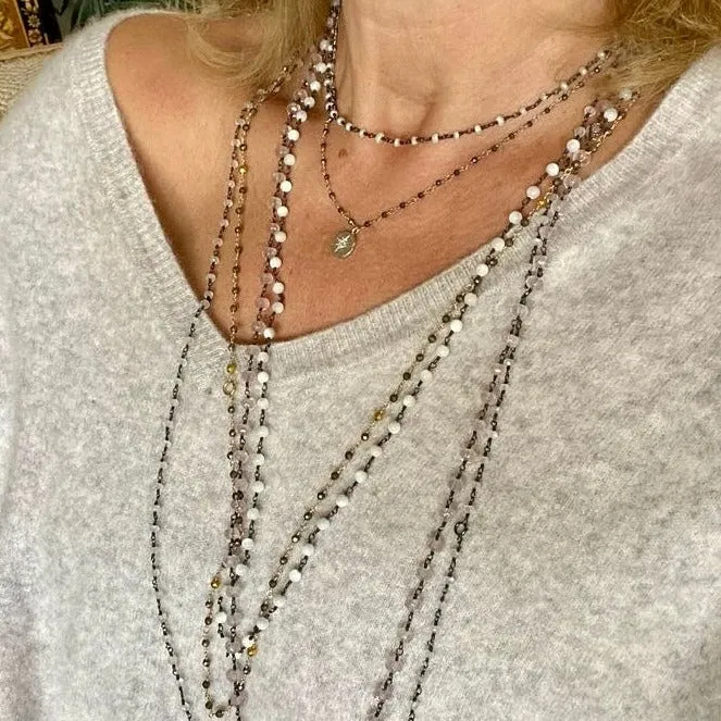 Mother of Pearl Necklace- Nara