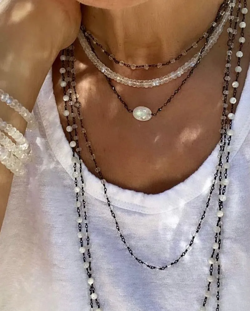 Mother of Pearl Necklace- Nara