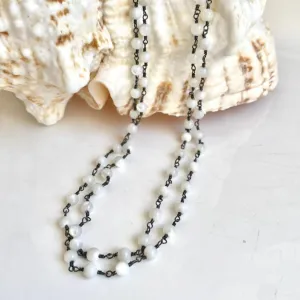 Mother of Pearl Necklace- Nara