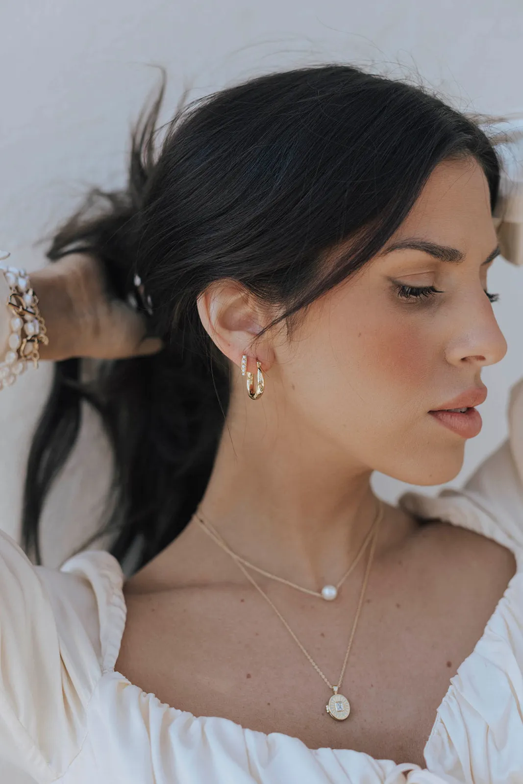 Nadia Classic Gold Hoops