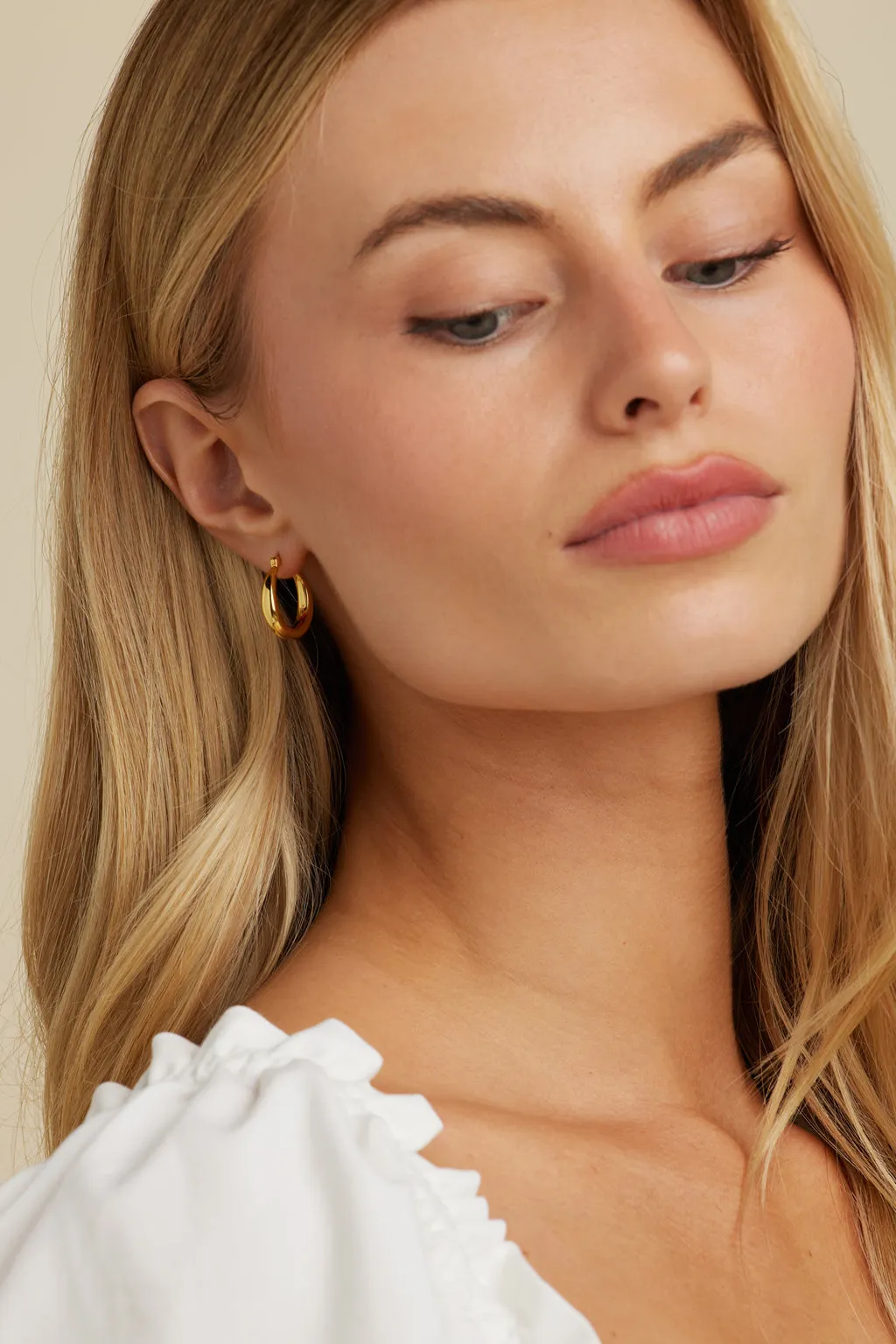 Nadia Classic Gold Hoops