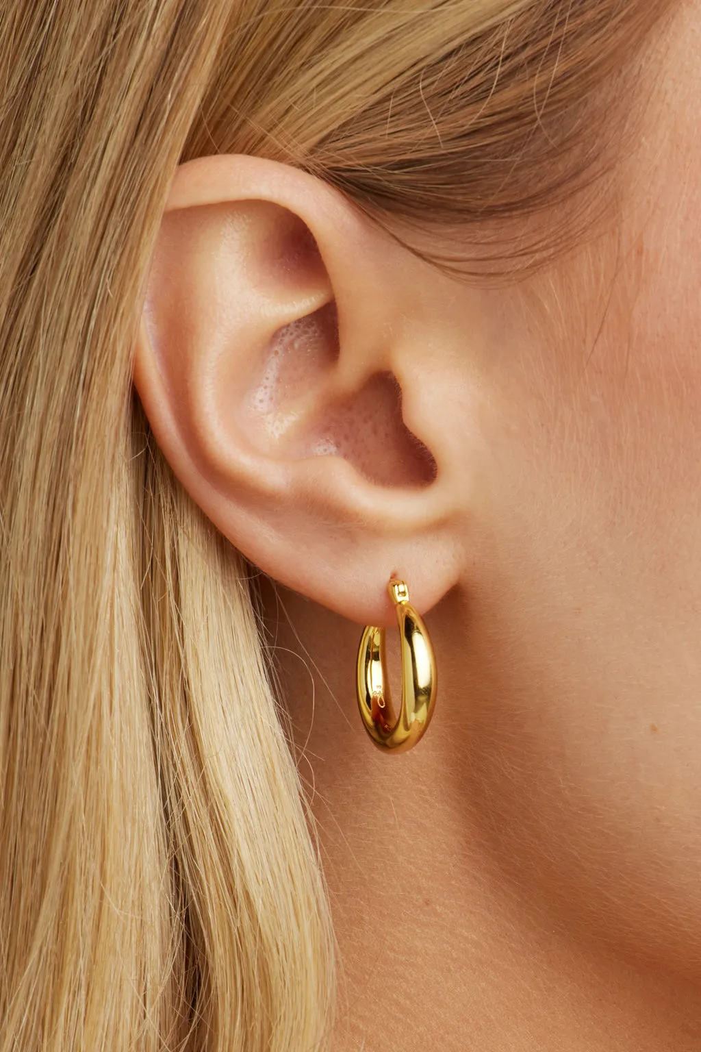 Nadia Classic Gold Hoops