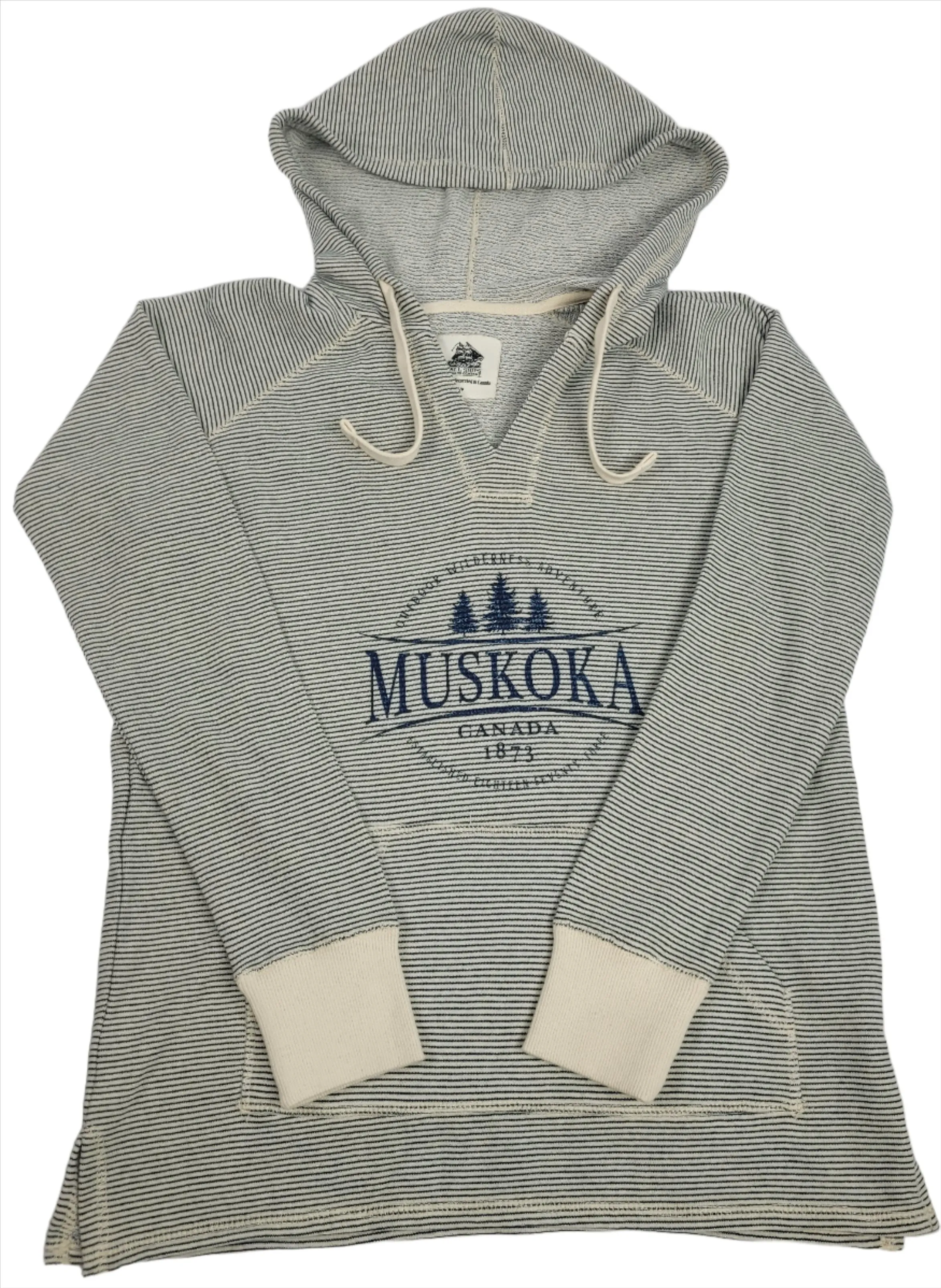 Nautical Thin Stripe Muskoka Hoodie